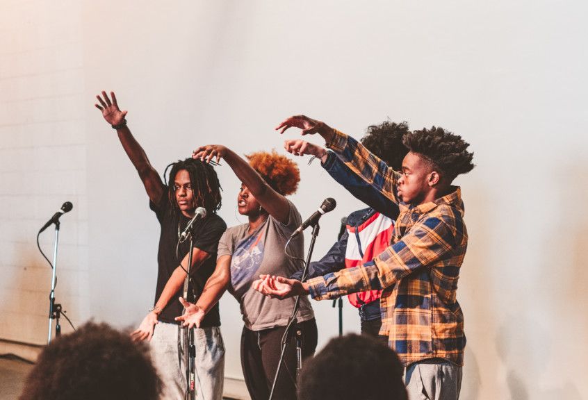 Detroit Youth Poetry Slam Team LTAB 2019